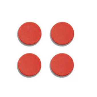 10 aimants 30 mm rouges