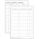 Carnet de remise de matériel