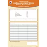 Affichage obligatoire chômage intempéries - bâtiment et TP