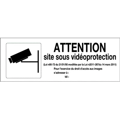 Site sous vidéoprotection