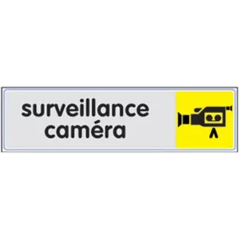 Signalétique surveillance caméra