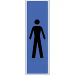 Signalétique logo messieurs