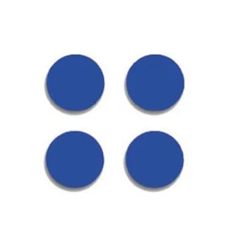 10 aimants 30 mm bleu