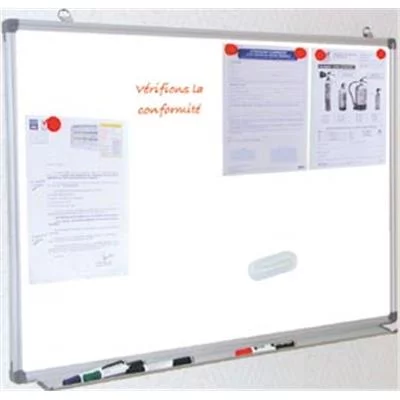 Tableau magnétique 120 x 90 + 4 feutres