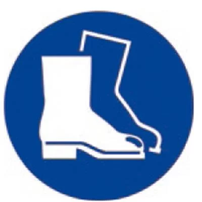Adhésif port de bottes obligatoire