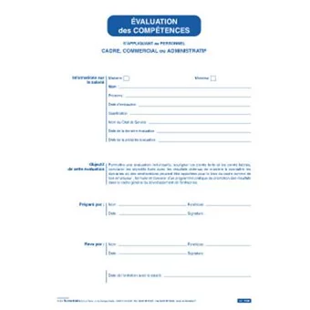 Évaluation des compétences cadres
