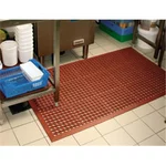 Tapis caillebotis rouge 152 x 91 cm