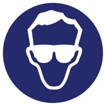 Disque aluminium port de lunettes