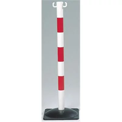Poteau PVC bicolore sur socle lestable