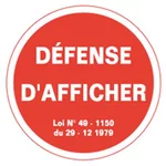 Disque alu défense d'afficher