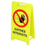 Balise signalisation entrée interdite