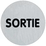 Signalétique alu sortie