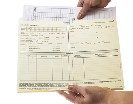 Pochettes Envelo-File pour la gestion du personnel