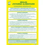 Panneau règles d'hygiène alimentaire