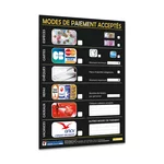 Modes de paiement acceptés