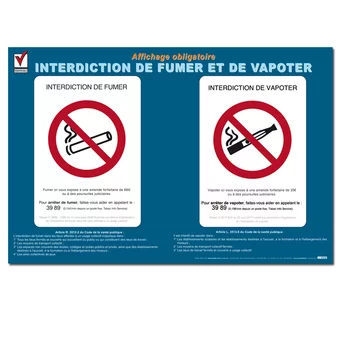 Interdiction de fumer et de vapoter