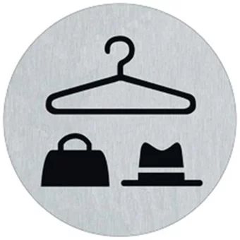 Signalétique alu vestiaire