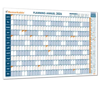 Calendrier annuel géant 2026