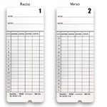 Paquet de 200 cartes de pointage