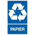 Panneau recyclage papier