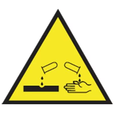 Triangle alu matières corrosives