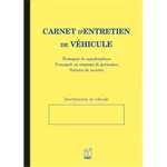 Carnet d'entretien véhicule