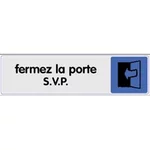 Signalétique fermez la porte