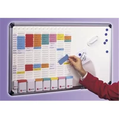 Duo tableau/planning 8 colonnes