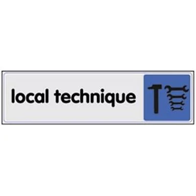 Signalétique local technique
