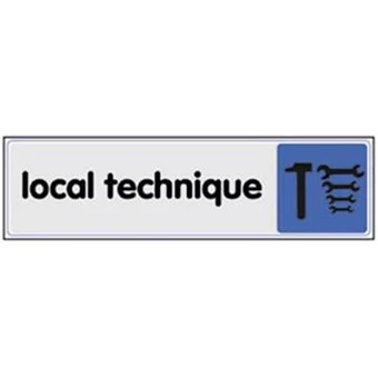 Signalétique local technique