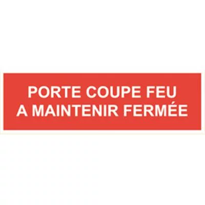 Panneau PVC maintenir fermée