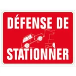 Défense de stationner