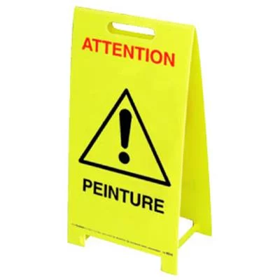 Balise signalisation attention peinture