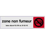 Signalétique zone non fumeur