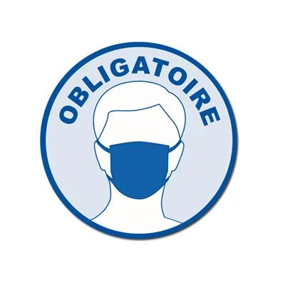10 pictogrammes port du masque obligatoire