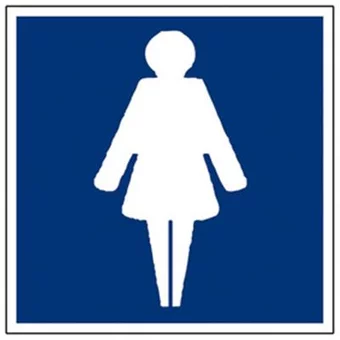 Signalétique dame PVC