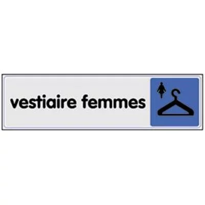 Signalétique vestiaire femme
