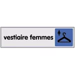 Signalétique vestiaire femme