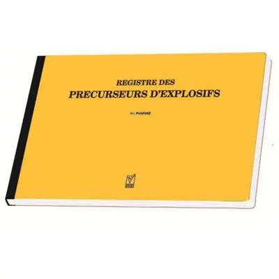 Registre des précurseurs d'explosifs