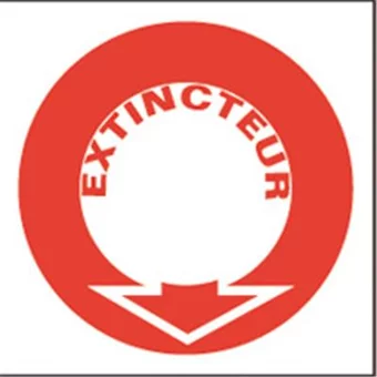 PVC extincteur