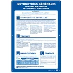 Consignes générales danger électrique