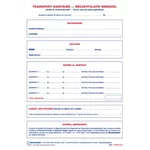 Transport sanitaire - Récapitulatif mensuel des heures