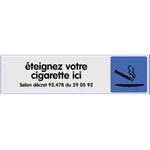 Signalétique éteignez cigarette