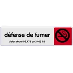 Signalétique défense de fumer