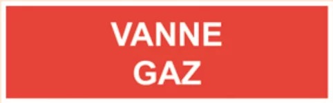 PVC vanne gaz