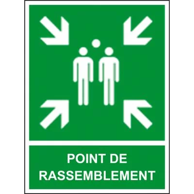 Point de rassemblement PVC