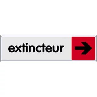 Signalétique extincteur droite