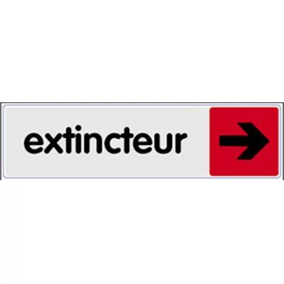 Signalétique extincteur droite
