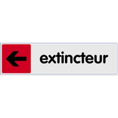 Signalétique extincteur gauche