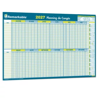 Planning des congés 2027